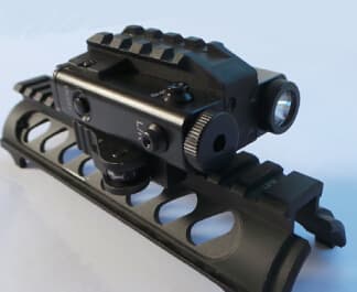 tactical green laser sight _ led lamp combination